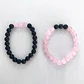 2 Pulsera De Piedras Naturales Onix Cuarzo Volcanita Pareja - Miniatura 11