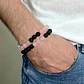 2 Pulsera De Piedras Naturales Onix Cuarzo Volcanita Pareja - Miniatura 15