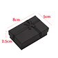 Caja De Regalo 5x8 Cm Negra Para Conjunto Joyas - Miniatura 3