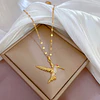 Collar Colibrí Cadena En Acero Inoxidable - Bañado Oro 18k 2
