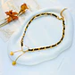 Choker Borla De Corazón - Collar Acero Inoxidable Bañado En Oro 18k - Miniatura 3