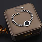 Pulsera Grumet Número Romano Reversible Acero Inoxidable 18k - Miniatura 5