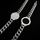 Pulsera Grumet Número Romano Reversible Acero Inoxidable 18k - Miniatura 6