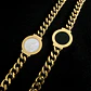 Pulsera Grumet Número Romano Reversible Acero Inoxidable 18k - Miniatura 7