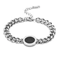 Pulsera Grumet Número Romano Reversible Acero Inoxidable 18k - Miniatura 2
