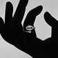Anillo De Ojo Turco Mujer Ajustable Acero Inoxidable - Miniatura 7