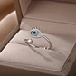 Anillo De Ojo Turco Mujer Ajustable Acero Inoxidable - Miniatura 8