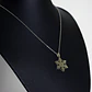Collar Copo De Nieve Acero Inoxidable Colgante Unisex - Miniatura 7