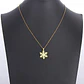 Collar Copo De Nieve Acero Inoxidable Colgante Unisex - Miniatura 8