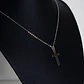 Collar Cruz Hueca Religión Acero Inoxidable Colgante Unisex - Miniatura 4