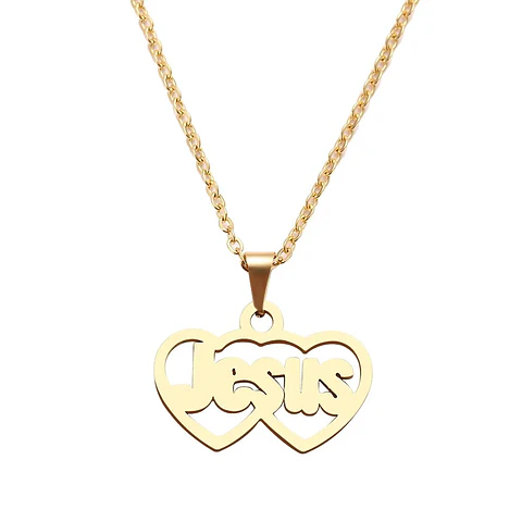 Collar Jesús Religión Acero Inoxidable Colgante Unisex