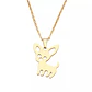 Collar Perrito Mascota Dog Acero Inoxidable Colgante Unisex - Miniatura 2
