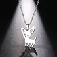 Collar Perrito Mascota Dog Acero Inoxidable Colgante Unisex - Miniatura 4