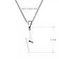 Collar Rayo Rayito Acero Inoxidable Colgante Unisex - Miniatura 3