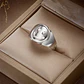 Anillo Sonrisa Smile Feliz Ajustable Acero Inoxidable Unisex - Miniatura 4
