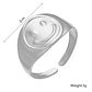 Anillo Sonrisa Smile Feliz Ajustable Acero Inoxidable Unisex - Miniatura 2