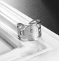 Anillo Ajustable Acero Inoxidable Figura Religión Moisés - Miniatura 8