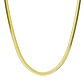 Gargantilla Choker Acero Quirúrgico Serpiente Unisex Dorado - Miniatura 1
