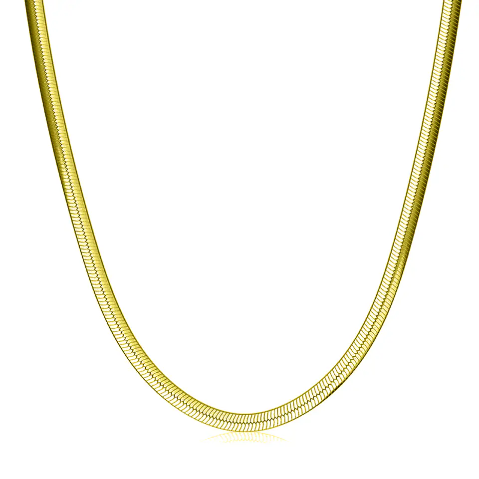 Gargantilla Choker Acero Quirúrgico Serpiente Unisex Dorado 1