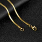 Gargantilla Choker Acero Quirúrgico Serpiente Unisex Dorado - Miniatura 3