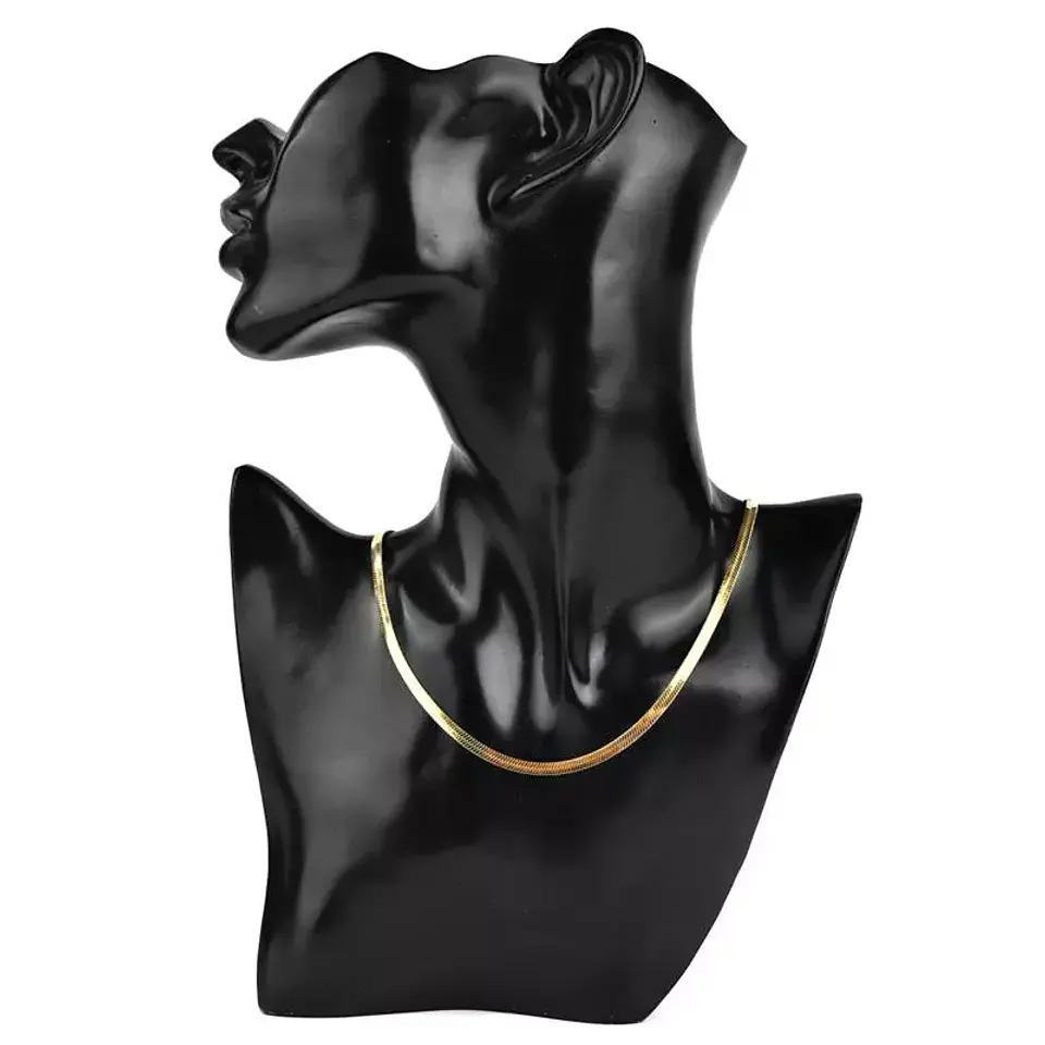 Gargantilla Choker Acero Quirúrgico Serpiente Unisex Dorado 4