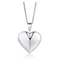 Collar Relicario Corazón Love Guardapelo En Acero Inoxidable - Miniatura 1
