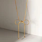 Collar Lazo Coquette Nudo - Acero Inoxidable Bañado Oro 18k - Miniatura 7