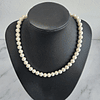 Gargantilla Perlas De Agua Dulce Collar Moda Clásico 45cm 3