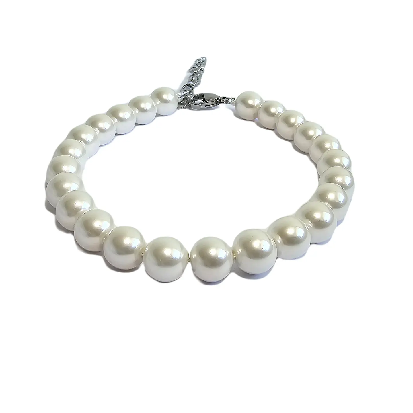 Pulsera De Perlas De Río 8mm Unisex Moda Joyas Aesthetic 1