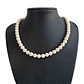 Set Cadena + Pulsera Gargantilla Perlas De Agua Dulce Unisex - Miniatura 4