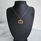 Collar Ojo Turco Cadena Plata Fina 925 Bañado En Oro 18k - Miniatura 2