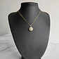Collar Girasol Giratorio Circones - Acero Bañado Oro 18k - Miniatura 2