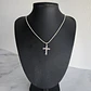 Colgante Cruz Infinitos + Cadena Tourbillon Plata Fina Italiana 925 - Miniatura 4