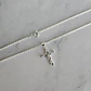 Colgante Cruz Infinitos + Cadena Tourbillon Plata Fina Italiana 925 - Miniatura 5