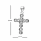 Colgante Cruz Infinitos + Cadena Tourbillon Plata Fina Italiana 925 - Miniatura 3