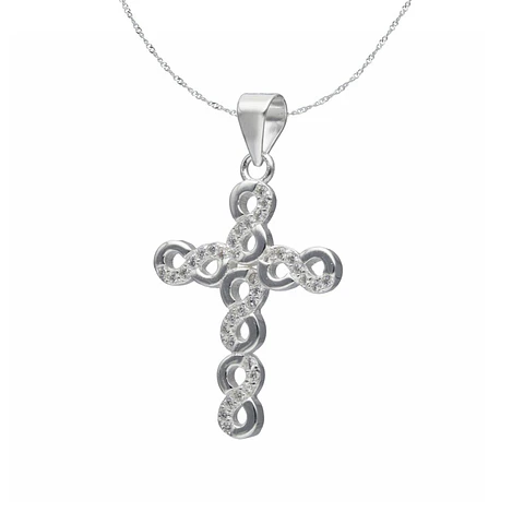 Colgante Plata Fina Italiana 925 Para Hombre Cruz Diseños