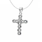 Colgante Plata Fina Italiana 925 Para Hombre Cruz Diseños - Miniatura 1