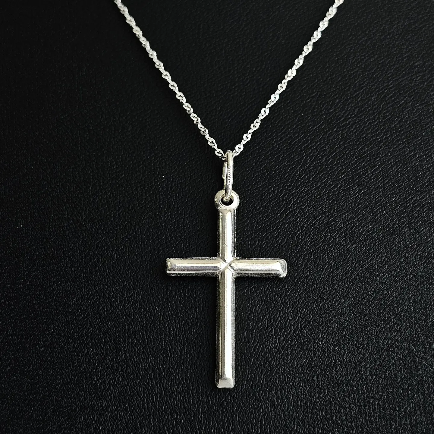 Colgante Plata Fina Italiana 925 Para Hombre Cruz Diseños 5