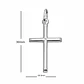 Colgante Plata Fina Italiana 925 Para Hombre Cruz Diseños - Miniatura 6