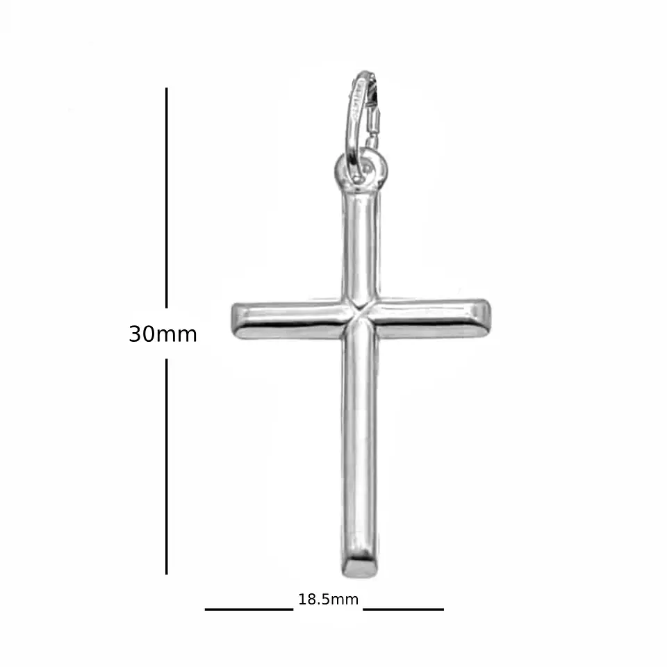 Colgante Plata Fina Italiana 925 Para Hombre Cruz Diseños 6