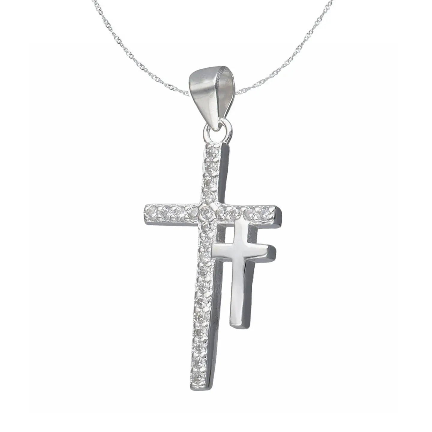 Colgante Plata Fina Italiana 925 Para Hombre Cruz Diseños 7