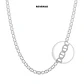 Cadena Plata Fina Ley 925 4mm Collar Gucci Marina Reversible - Miniatura 3