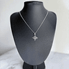 Collar Colgante Nudo De Bruja Plata Fina Ley 925 Circones 3