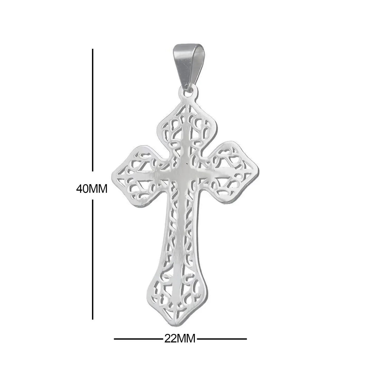 Colgante Plata Fina Italiana 925 Para Hombre Cruz Diseños 12