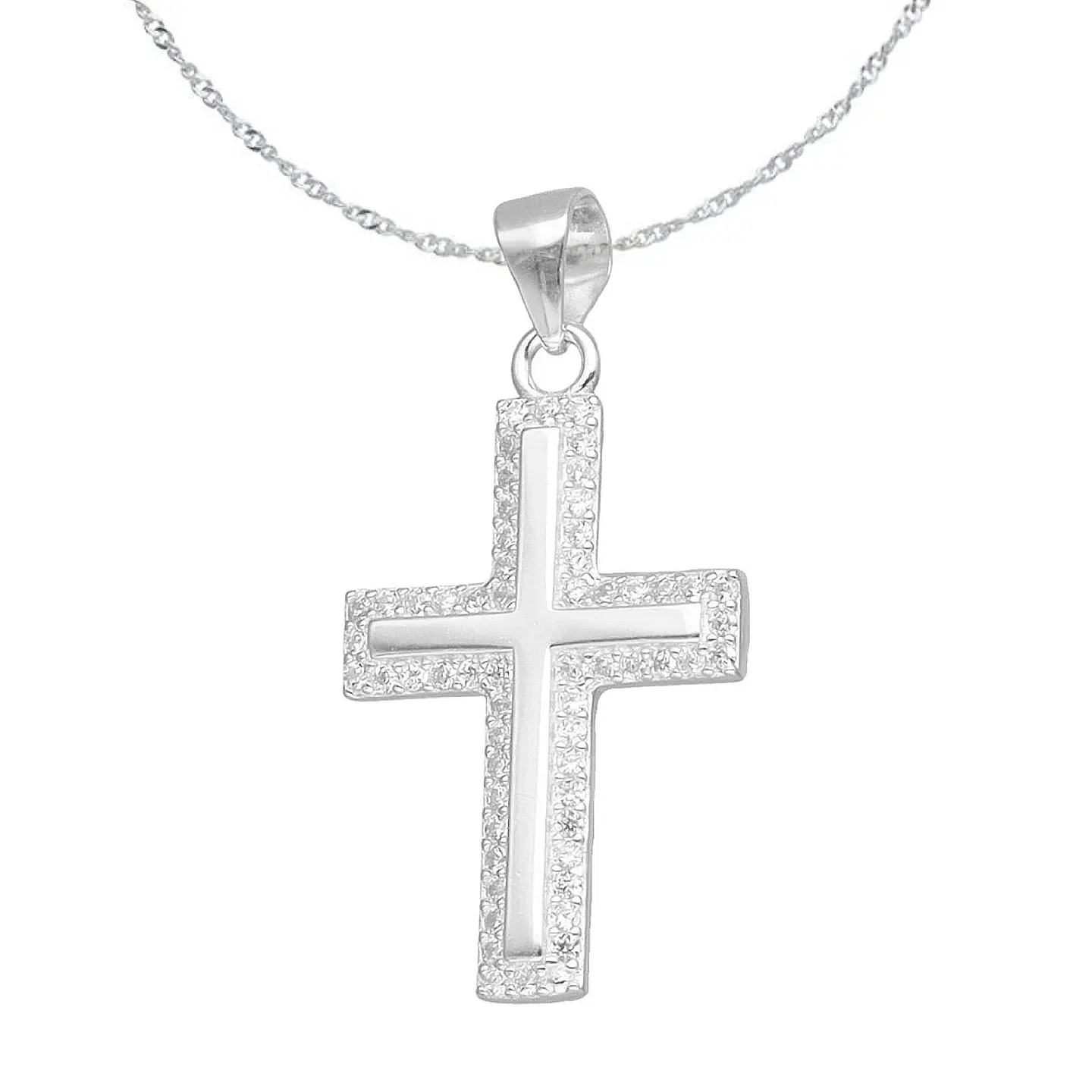 Colgante Plata Fina Italiana 925 Para Hombre Cruz Diseños 13