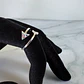 Anillo Flecha Ajustable Plata Fina Ley 925 Circones Mujer - Miniatura 4