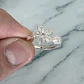 Anillo Flor Circón Ajustable Plata Fina Ley 925 Circones Mujer - Miniatura 6