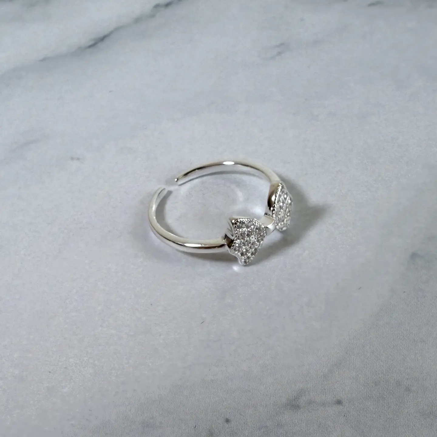 Anillo Lazo Ajustable Plata Fina Ley 925 Circones Mujer 5