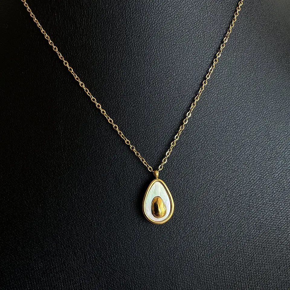 Collar Dije De Palta Cadena Acero Inoxidable - Baño Oro 18k 2