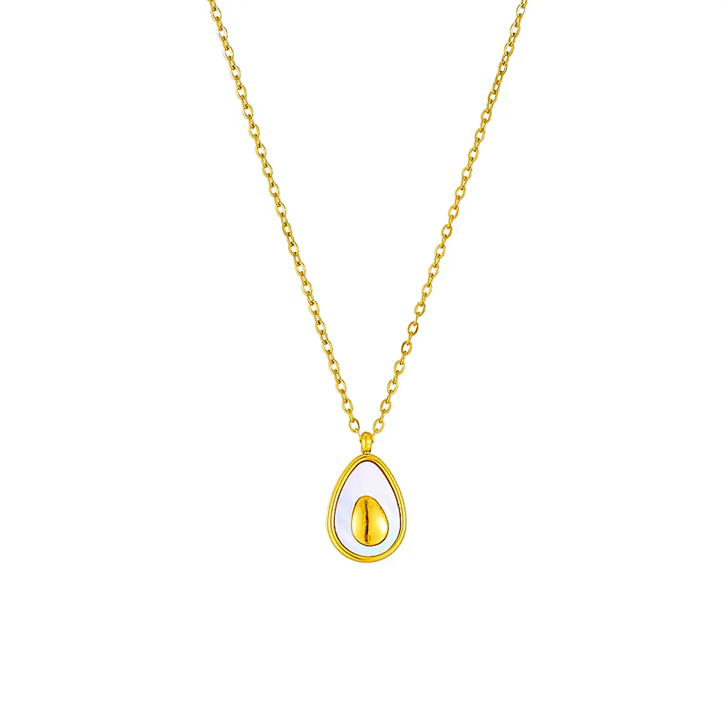 Collar Dije De Palta Cadena Acero Inoxidable - Baño Oro 18k 1